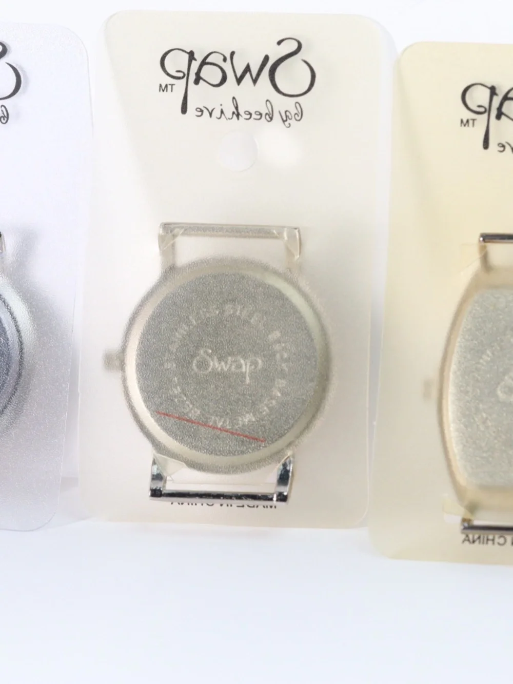 Beautiful Set of THREE Watch Heads New for Watch Repair Making New